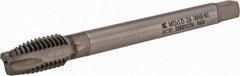 OSG - M12x1.75, 3 Flute, HR Finish, Powdered Metal Spiral Point Tap - Plug Chamfer, Right Hand Thread, 3-13/16" OAL, 1-13/16" Thread Length, 0.48" Shank Diam, 6H Class of Fit, Series 338NI - Exact Industrial Supply