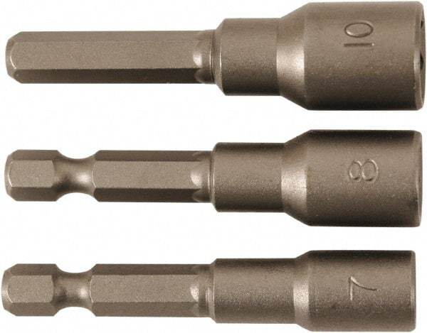 Wiha - 1/4" Drive, Nut Setter Screwdriver Bit - 55mm OAL - Caliber Tooling