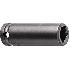 Apex - Impact Sockets Drive Size (Inch): 1/4 Size (Inch): 9/16 - Caliber Tooling