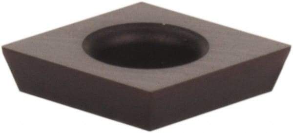 Kennametal - CDHB1.20.60.1 Grade KCU25 Carbide Turning Insert - AlTiN Finish, 80° Diamond, 5/32" Inscr Circle, 0.04 Thick, 0.002" Corner Radius - Caliber Tooling