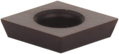 Kennametal - CDHB1.20.60.1 Grade KCU25 Carbide Turning Insert - AlTiN Finish, 80° Diamond, 5/32" Inscr Circle, 0.04 Thick, 0.002" Corner Radius - Caliber Tooling