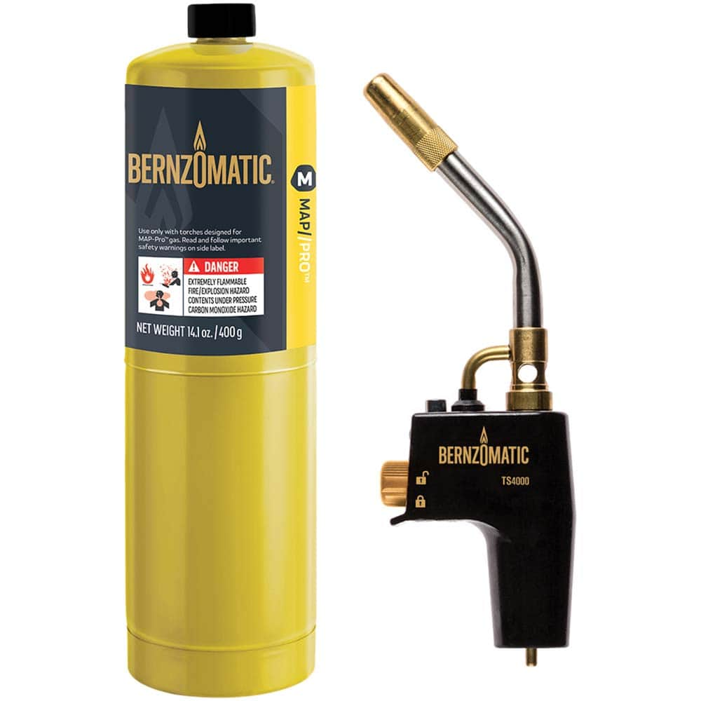 Bernzomatic - Propane & MAPP Torch Kits Type: Instant On/Off Torch Kit Fuel Type: Propylene M-P-P - Caliber Tooling