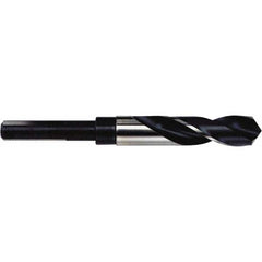 Irwin - 1-3/32" Drill, 118° Point, High Speed Steel Silver Deming & Reduced Shank Drill Bit - Caliber Tooling