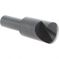 Melin Tool - 3/4" Head Diam, 1/2" Shank Diam, 1 Flute 120° High Speed Steel Countersink - Caliber Tooling