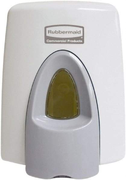 Rubbermaid - 400 mL Foam Seat Cleaner System Dispenser - Plastic, Wall Mounted, White - Caliber Tooling