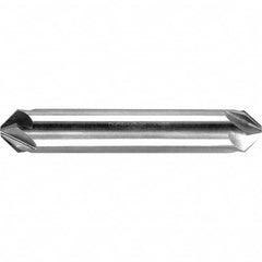 Melin Tool - 3/4" Head Diam, 3/4" Shank Diam, 6 Flute 120° High Speed Steel Countersink - Caliber Tooling