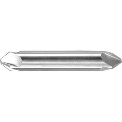 Melin Tool - 3/16" Head Diam, 3/16" Shank Diam, 4 Flute 100° High Speed Steel Countersink - Caliber Tooling