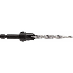 Irwin - Adjustable-Depth Drill Countersinks Cutter Head Diameter (Inch): 1/2 Drill Size Compatibility (Decimal Inch): 0.2500 - Caliber Tooling