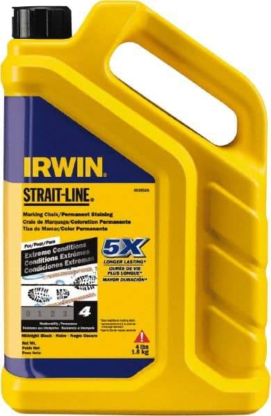 Irwin - 4 oz Container Marking Chalk - Midnight Black - Caliber Tooling