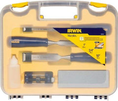 Irwin - 6 Piece Wood Chisel Set - Polypropylene, Sizes Included 1/2 to 1" - Caliber Tooling