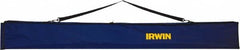 Irwin - 48 to 72" Long, Level Soft Case Mount - Blue, Use with Utility Extendable Levels - Caliber Tooling