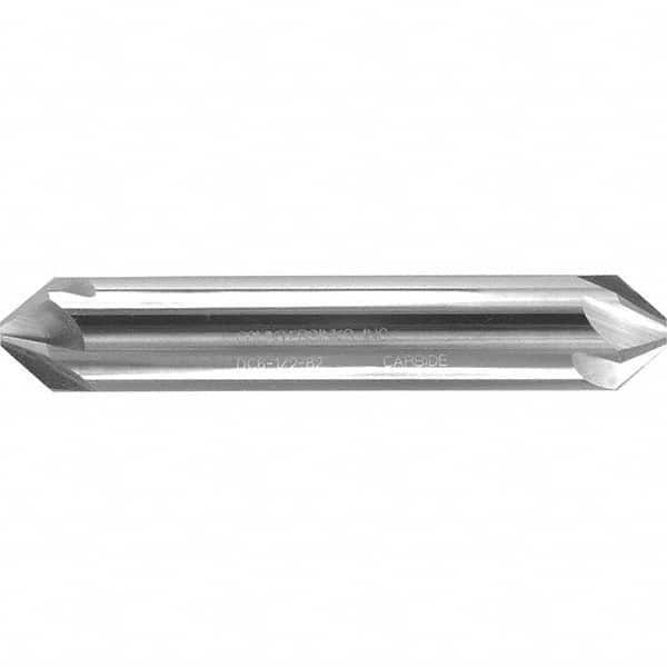 Melin Tool - 3/16" Head Diam, 3/16" Shank Diam, 6 Flute 60° Solid Carbide Countersink - Caliber Tooling