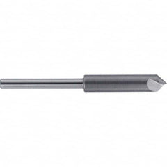 Melin Tool - 1/2" Head Diam, 3/8" Shank Diam, 1 Flute 82° High Speed Steel Countersink - Caliber Tooling