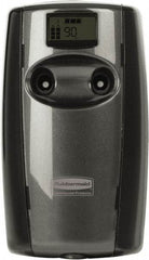 Rubbermaid - 0.63 Cu Ft Coverage, Black Metered Aerosol Dispenser - Caliber Tooling