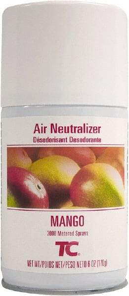 Rubbermaid - 5.25 oz Air Freshener Dispenser Aerosol Refill - Mango, Compatible with Standard Aerosol Dispensers - Caliber Tooling