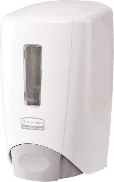 Rubbermaid - 500 mL Foam/Liquid Hand Soap Dispenser - Plastic, Wall Mounted, White - Caliber Tooling