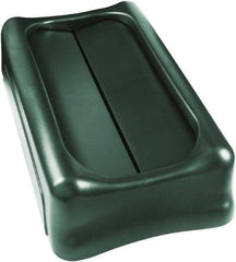 Rubbermaid - Rectangle Lid for Use with Rectangular Trash Cans - Green, For Slim Jim Trash Cans - Caliber Tooling