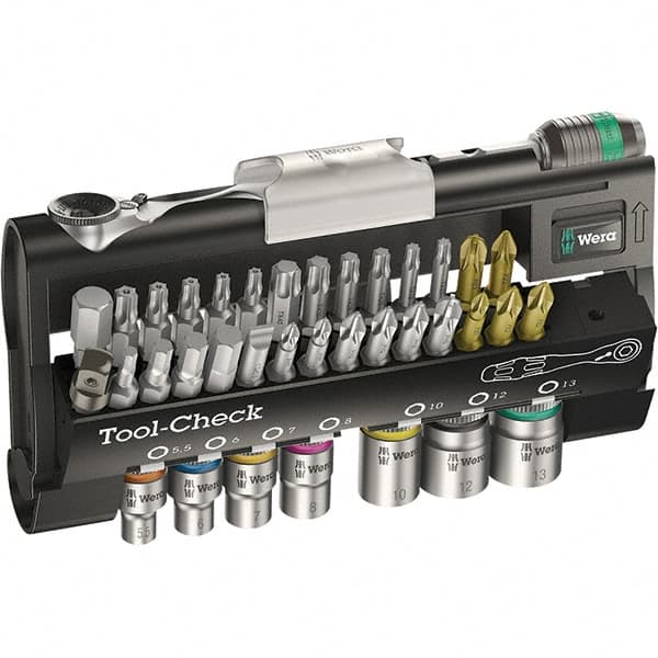 Wera - Screwdriver Bit Sets Type: Bit Set Drive Size: 1/4 (Inch) - Caliber Tooling