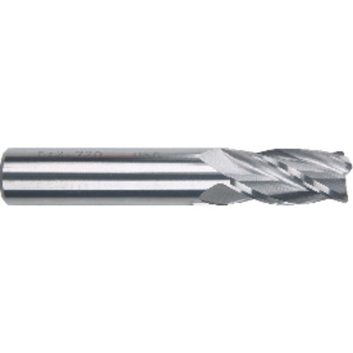 ‎1/8″ Dia. × 1/8″ Shank × 1/2″ DOC × 1-1/2″ OAL, Carbide, Uncoated, 4 Flute, 30° Helix, Plain, External, Square, Solid End Mill Series/List #5943 - Caliber Tooling