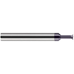 Harvey Tool - 0.21" Diam 90° 0.037" Chamfer 5-Flute Solid Carbide Back Chamfer - Exact Industrial Supply