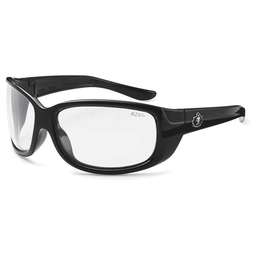 ERDA-AF Clear Lens Black Safety Glasses Anti-Fog - Caliber Tooling