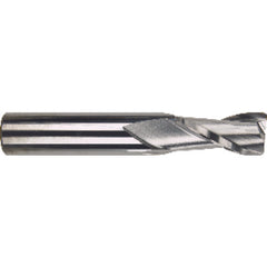 5/32″ × 3/16″ × 9/16″ × 2″ 2 Flute Single End Carbide Finishing Center Cutting End Mill-ALTiN Series/List #5944T - Caliber Tooling