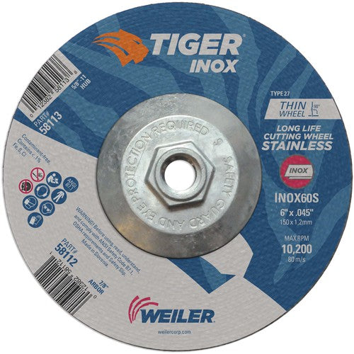 6X.045 TIGER INOX TYPE 27 C/O WHL - Caliber Tooling