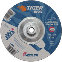 7X1/4 TIGER INOX TYPE 27 GRIND WHL - Caliber Tooling