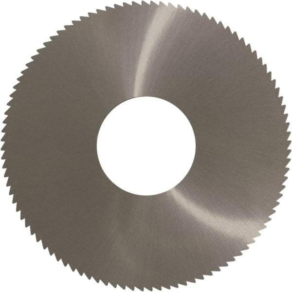 Controx - 2-1/2" Diam x 1/16" Blade Thickness x 1" Arbor Hole Diam, 80 Tooth Slitting and Slotting Saw - Arbor Connection, Right Hand, Uncoated, Solid Carbide, Concave Ground - Caliber Tooling