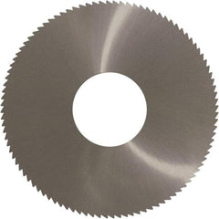 Controx - 2-1/4" Diam x 1/16" Blade Thickness x 5/8" Arbor Hole Diam, 80 Tooth Slitting and Slotting Saw - Arbor Connection, Right Hand, Uncoated, Solid Carbide, Concave Ground - Caliber Tooling