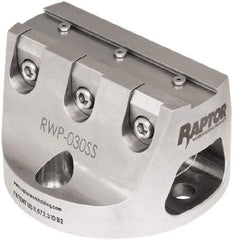 Raptor Workholding - 3/4" Jaw Width, 3" High Dovetail Vise - For Use with 4 & 5 Axis Workholding Systems - Caliber Tooling