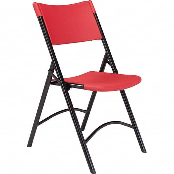 National Public Seating - Folding Chairs Pad Type: Folding Chair w/Plastic Seat & Back Material: Plastic/Steel - Caliber Tooling