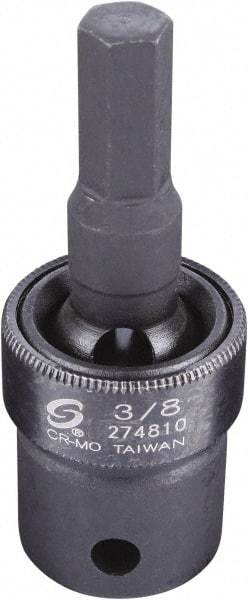 Sunex Tools - 1/2" Drive, 3/8" Impact Hex Bit Socket - Caliber Tooling