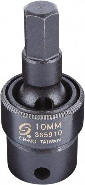 Sunex Tools - 3/8" Drive, 10mm Impact Hex Bit Socket - Caliber Tooling