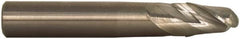 M.A. Ford - 1" Diam, 1-1/2" LOC, 2 Flute Solid Carbide Ball End Mill - Single End, 4" OAL, 1" Shank Diam, Spiral Flute - Caliber Tooling