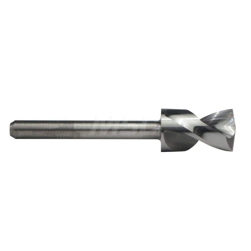 5.85mm, 165° Drill Point, 1/8″ Shank Diam, Fast Spiral Circuit Board Drill Bit 12.2mm Flute Length, 38mm OAL, Series 306