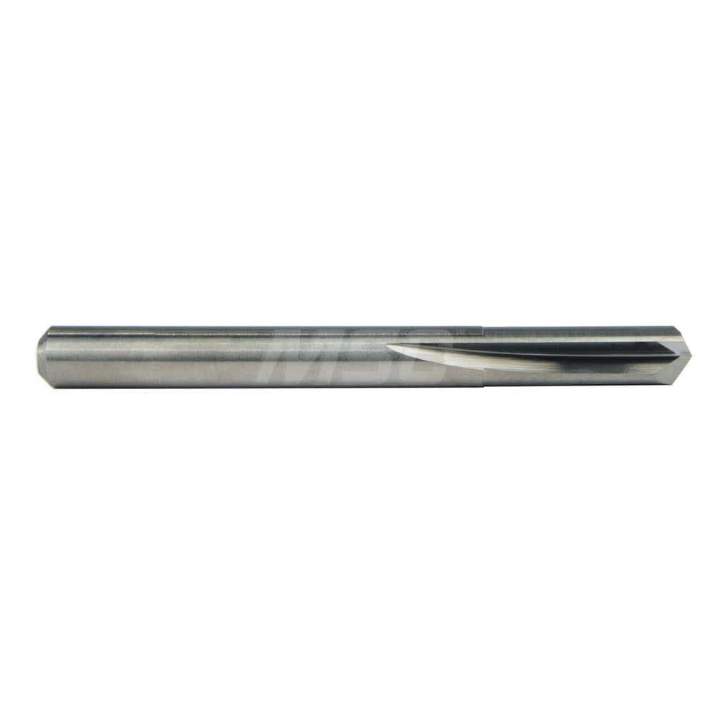 Die Drill Bit: 0.0730″ Dia, 135 °, Solid Carbide Uncoated, 3/8″ Flute, 1-1/2″ OAL, Series 200