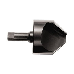 M.A. Ford - 3/4" Head Diam, 1/2" Shank Diam, 1 Flute 82° High Speed Steel Countersink - Caliber Tooling