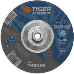 7X1/4 TIGER ALUM T27 GRIND WHL - Caliber Tooling