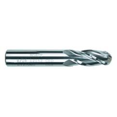 1/4 Dia. x 3 Overall Length 2-Flute Square End Solid Carbide SE End Mill-Round Shank-Center Cut-TiAlN - Caliber Tooling