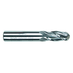 1/8″ × 1/8″ × 3/4″ × 2 1/4″ 2 Flute Single End Carbide Finishing Center Cutting End Mill-ALTiN Series/List #5954T - Caliber Tooling