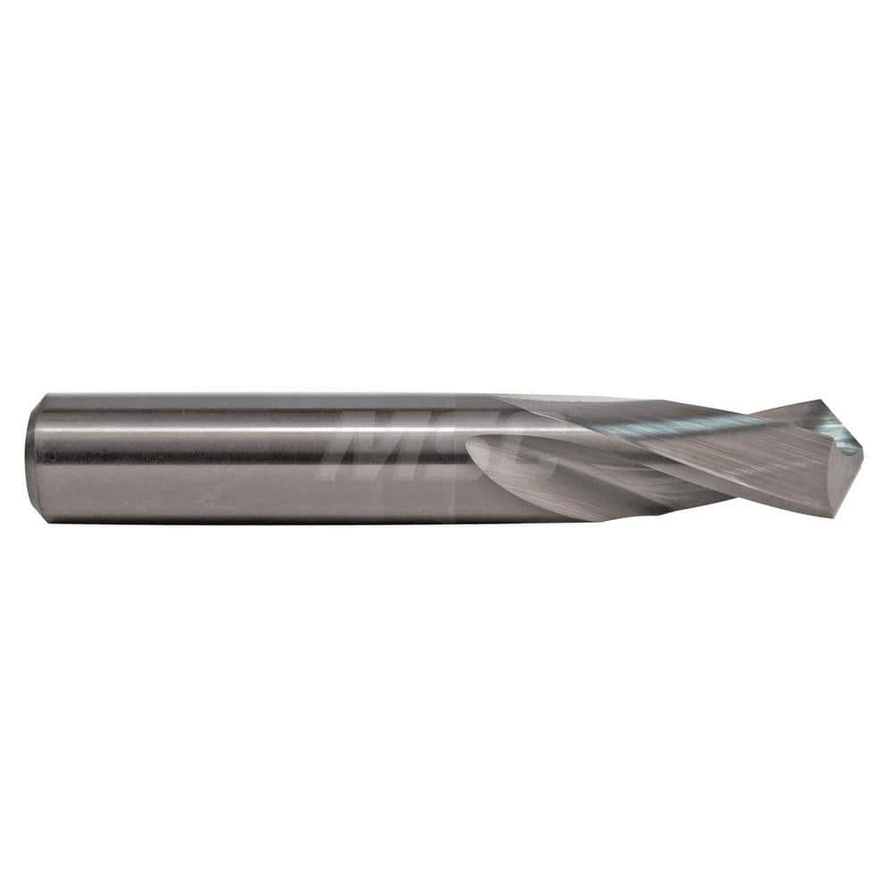 Screw Machine Length Drill Bit: 0.055″ Dia, 118 °, Solid Carbide Coated, Right Hand Cut, Spiral Flute, Straight-Cylindrical Shank, Series 206