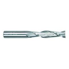 1/2 Dia. x 4 Overall Length 2-Flute Square End Solid Carbide SE End Mill-Round Shank-Center Cut-Uncoated - Caliber Tooling