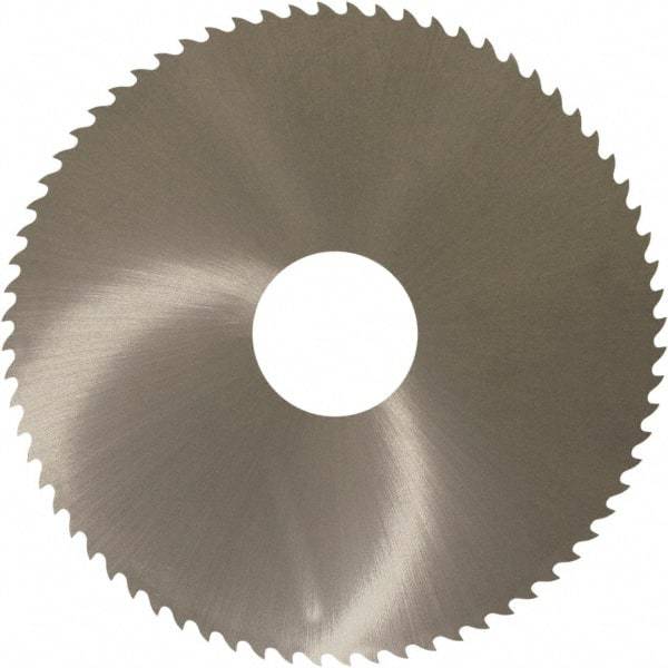 Controx - 2" Diam x 0.01" Blade Thickness x 1/2" Arbor Hole Diam, 40 Tooth Slitting and Slotting Saw - Arbor Connection, Right Hand, Uncoated, Solid Carbide, 15° Rake, Concave Ground - Caliber Tooling