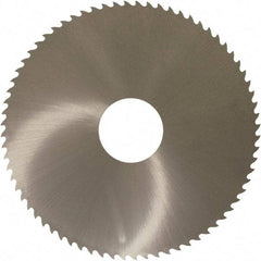 Controx - 1-1/2" Diam x 0.014" Blade Thickness x 1/2" Arbor Hole Diam, 30 Tooth Slitting and Slotting Saw - Arbor Connection, Right Hand, Uncoated, Solid Carbide, 15° Rake, Concave Ground - Caliber Tooling