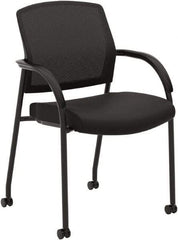 Hon - 34-1/2" High Guest Chair - 23" Wide x 24-3/4" Deep, Fabric Mesh Seat, Black - Caliber Tooling