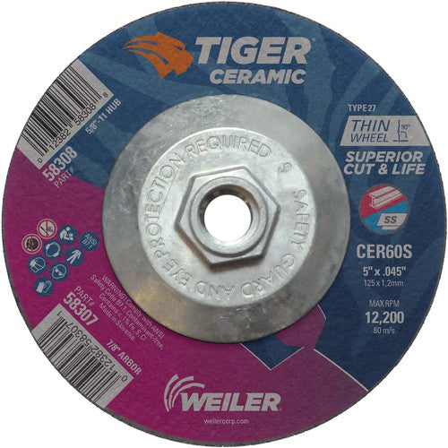 5X.045 TIGER CERAMIC T27 C/O WHL - Caliber Tooling