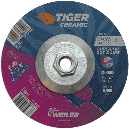 7X.060 TIGER CERAMIC T27 C/O WHL - Caliber Tooling