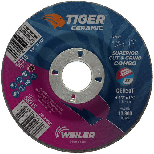 ‎4-1/2X1/8 TIGER CERAMIC TYPE - Caliber Tooling