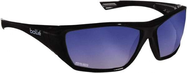 bolle SAFETY - Smoke Mirror Lenses, Framed Safety Glasses - Anti-Fog, Scratch Resistant, Size M, Wrap Around - Caliber Tooling